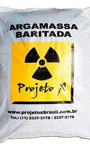 Argamassa baritada Argamassa baritada